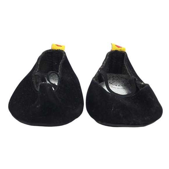 Build A Bear Workshop Black Velvet Heels Pumps Shoes BABW BAB - Picture 5 of 7